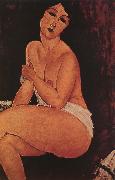 Amedeo Modigliani Seated Female Nude oil painting artist
